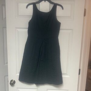 J. Crew Classic Black Midi Dress